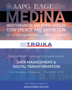 AAPG EAGE Medina Mediterranean and North African conference and exhibition, Data Management & Digital transformation